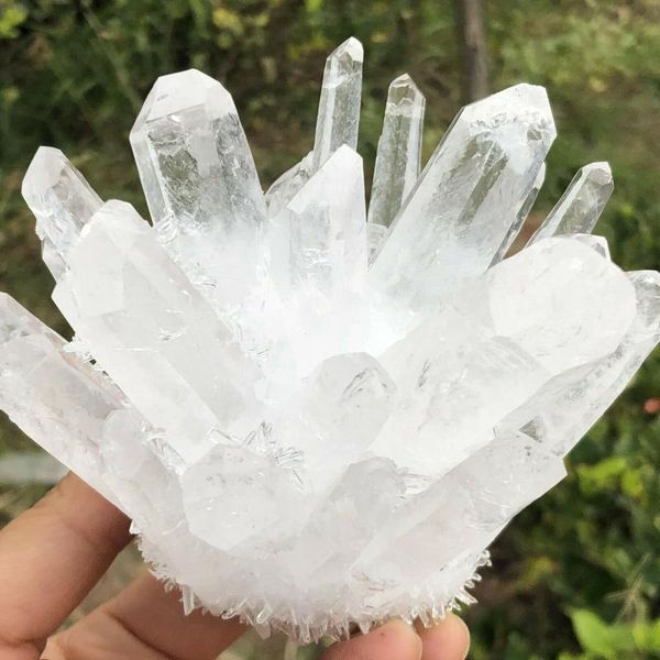 natural white transparent crystal cluster ore stone degaussing purification healing energy decoration decorative objects & figurines
natural white transparent crystal cluster ore stone degaussing purification healing energy decoration decorative objects & figurines