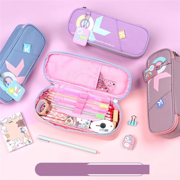 Utw kamita primary school female boy large capacity case stationery stationery boxsimple children's pencil case grade pencil bags 1-6
Utw kamita primary school female boy large capacity case stationery stationery boxsimple children's pencil case grade pencil bags 1-6