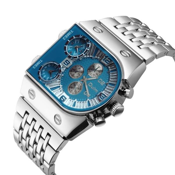 wristwatches oulm 9315 silver gold blue quartz watches men 3 time zone military wristwatch male clock full steel watch, Slivery;brown
wristwatches oulm 9315 silver gold blue quartz watches men 3 time zone military wristwatch male clock full steel watch, Slivery;brown