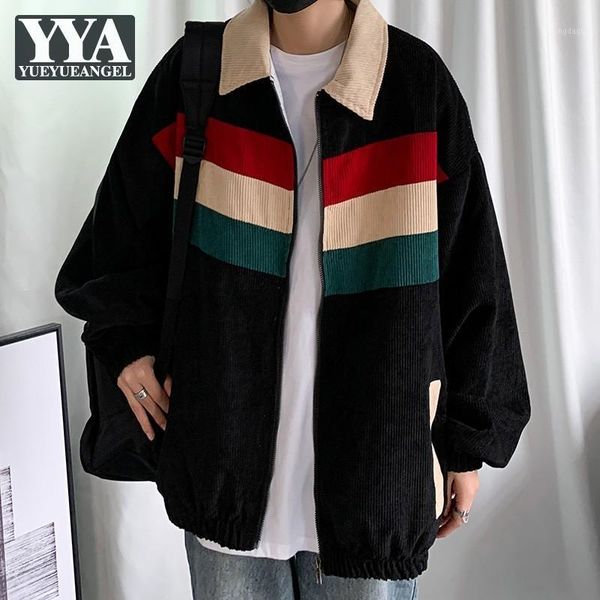vintage velvet jacket mens casual zipper lapel loose fit striped coat streetwear hip hop black jackets fashion men outerwear men's, Black;brown
vintage velvet jacket mens casual zipper lapel loose fit striped coat streetwear hip hop black jackets fashion men outerwear men's, Black;brown