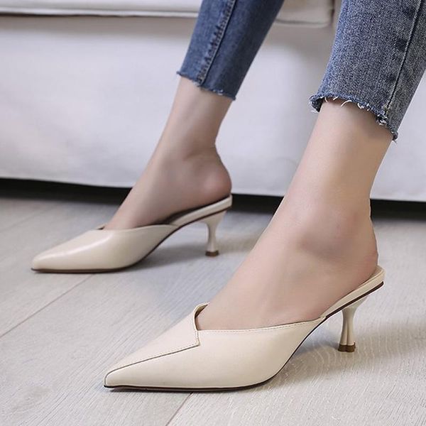 baotou fashion slippers outside women wear the summer 2021 joker pointed cat with fairy half windy, Black
baotou fashion slippers outside women wear the summer 2021 joker pointed cat with fairy half windy, Black