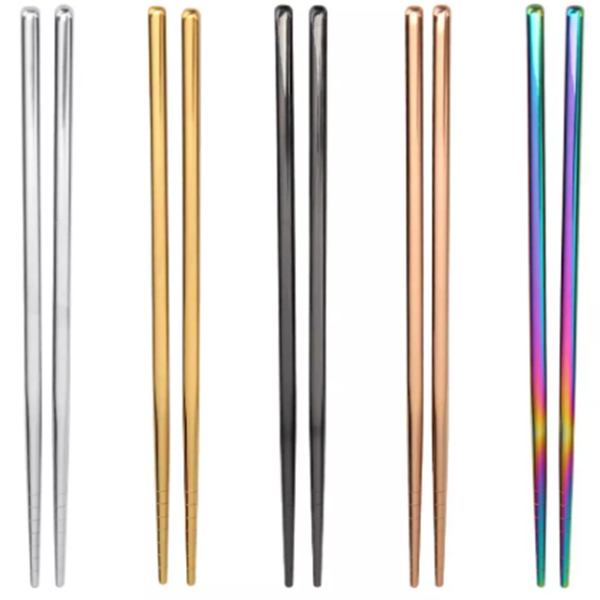 pair stainless steel 304 chinese chopsticks anti-slip reusable metal sushi pot sticks kitchen tools
pair stainless steel 304 chinese chopsticks anti-slip reusable metal sushi pot sticks kitchen tools