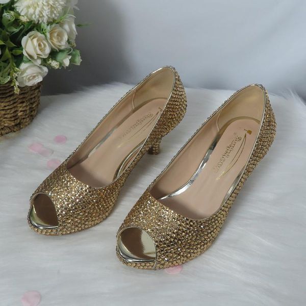 dress shoes women's spring autumn gold crystal wedding fish mouth open toe fashion shallow high heel thin rhinestone, Black
dress shoes women's spring autumn gold crystal wedding fish mouth open toe fashion shallow high heel thin rhinestone, Black