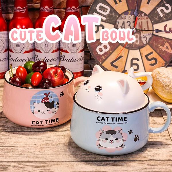 cat noodle bowl with cover mug large capacity home ceramic dormitory lovely lunch box 450ml 1020ml handle can be microwave bowls
cat noodle bowl with cover mug large capacity home ceramic dormitory lovely lunch box 450ml 1020ml handle can be microwave bowls