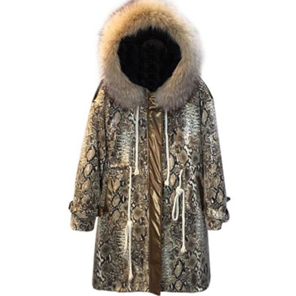 women's fur & faux 2021 winter luxury women coat fashion slim pattern large collar jacket female mid length warm outwear real parka, Black
women's fur & faux 2021 winter luxury women coat fashion slim pattern large collar jacket female mid length warm outwear real parka, Black