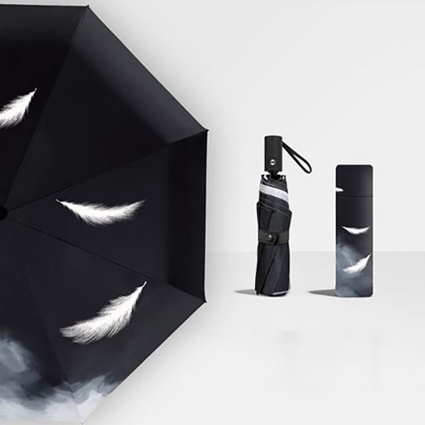umbrellas sun clear umbrella protection uv pocket folding parasol automatic women rain black paraplu home gift c014
umbrellas sun clear umbrella protection uv pocket folding parasol automatic women rain black paraplu home gift c014