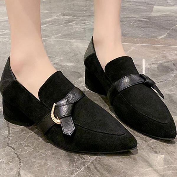 dress shoes women's pumps pointed toe solid flock spring autumn women ladies fashion concise mid heels female footwear 2021, Black
dress shoes women's pumps pointed toe solid flock spring autumn women ladies fashion concise mid heels female footwear 2021, Black