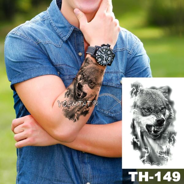 temporary tattoos waterproof tattoo sticker forest wolf pattern water transfer wild man body art flash fake tatoo
temporary tattoos waterproof tattoo sticker forest wolf pattern water transfer wild man body art flash fake tatoo