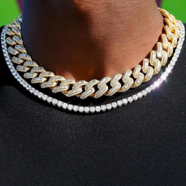 chokers 18mm width big heavy cuban link chain necklace full iced out bling 5a cubic zirconia paved hip hop rock men jewelry, Golden;silver
chokers 18mm width big heavy cuban link chain necklace full iced out bling 5a cubic zirconia paved hip hop rock men jewelry, Golden;silver
