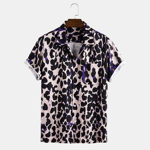 men's casual shirts european and american style printing summer short sleeve t0522 r9ns, White;black
men's casual shirts european and american style printing summer short sleeve t0522 r9ns, White;black