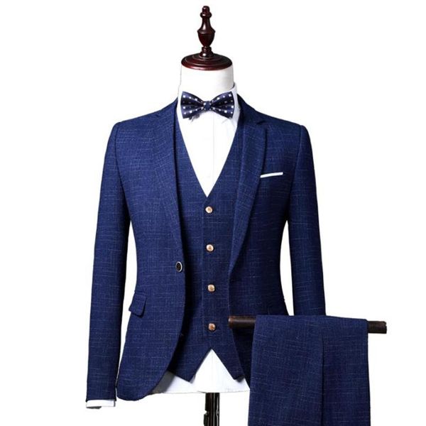 men's suits & blazers casual plaid suit men's fashion slim groom wedding dress boutique 3-piece jacket vest pants 2021 products 5xl, White;black
men's suits & blazers casual plaid suit men's fashion slim groom wedding dress boutique 3-piece jacket vest pants 2021 products 5xl, White;black