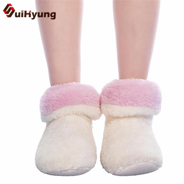 slippers suihyung winter warm indoor shoes women home cotton-padded soft thicken fleece inside plush slip on, Black
slippers suihyung winter warm indoor shoes women home cotton-padded soft thicken fleece inside plush slip on, Black