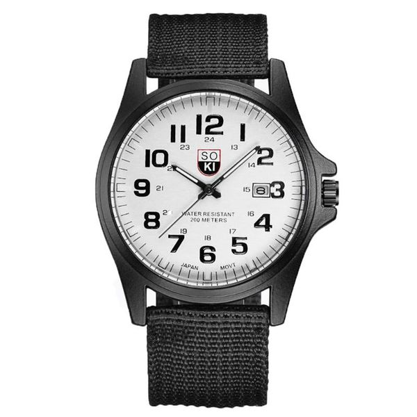 wristwatches fashion men's wristwatch military woven nylon belt calendar quartz watch simple sports temperament masculino clock, Slivery;brown
wristwatches fashion men's wristwatch military woven nylon belt calendar quartz watch simple sports temperament masculino clock, Slivery;brown
