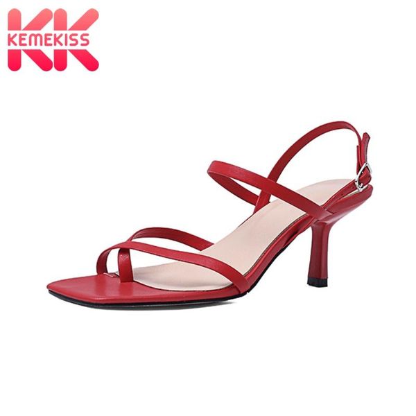 kemekiss summer sandals shoes for women fashion metal buckle thin high heels solid party footwear size 33-42, Black
kemekiss summer sandals shoes for women fashion metal buckle thin high heels solid party footwear size 33-42, Black