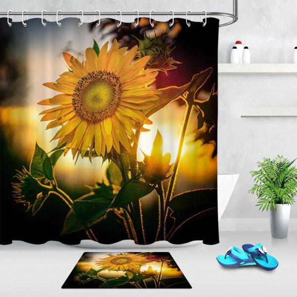 shower curtains 2pcs sunflower daisy flower pattern waterproof spring plant polyester fabric bathroom set with doormat
shower curtains 2pcs sunflower daisy flower pattern waterproof spring plant polyester fabric bathroom set with doormat