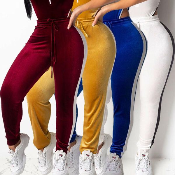 yoga outfits women slim high waist side stripe pant gym stretch leggings running bottoms sport wear long fitness trousers cotton, White;red
yoga outfits women slim high waist side stripe pant gym stretch leggings running bottoms sport wear long fitness trousers cotton, White;red