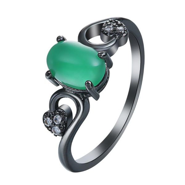 wedding rings hainon vintage green opal black gold color promise princess cubic zircon engagement party ring gifts for women, Slivery;golden
wedding rings hainon vintage green opal black gold color promise princess cubic zircon engagement party ring gifts for women, Slivery;golden