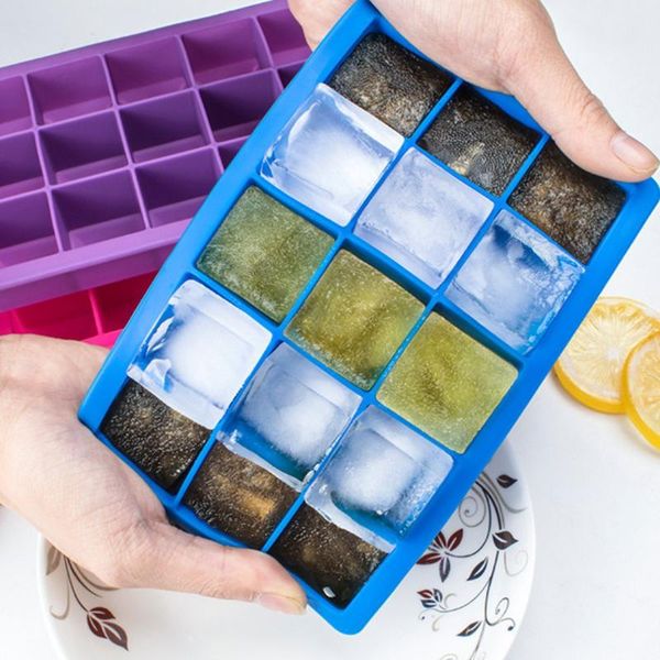 ice buckets and coolers 15 grids silicone lattice diy mold square fruit cubes bar kitchen accessories cube chocolate baking candy
ice buckets and coolers 15 grids silicone lattice diy mold square fruit cubes bar kitchen accessories cube chocolate baking candy