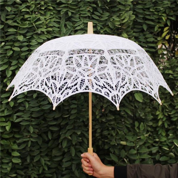 fans & parasols bride wedding lace sunflower umbrella pure white embroidered european style wooden handle props decor
fans & parasols bride wedding lace sunflower umbrella pure white embroidered european style wooden handle props decor