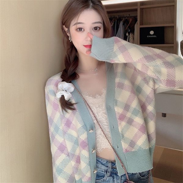 luxury ets 2021 spring and lazy style sweater loose knit cardigan coat women's autumn thin, Black;brown
luxury ets 2021 spring and lazy style sweater loose knit cardigan coat women's autumn thin, Black;brown