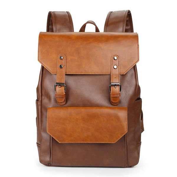 backpack vintage crazy horse leather pu men's retro fashion women's travel bags college school student bookbag lapbag
backpack vintage crazy horse leather pu men's retro fashion women's travel bags college school student bookbag lapbag