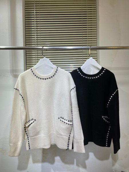 women's sweaters 2021 women fashion long-sleeved cashmere sweater 1023, White;black
women's sweaters 2021 women fashion long-sleeved cashmere sweater 1023, White;black