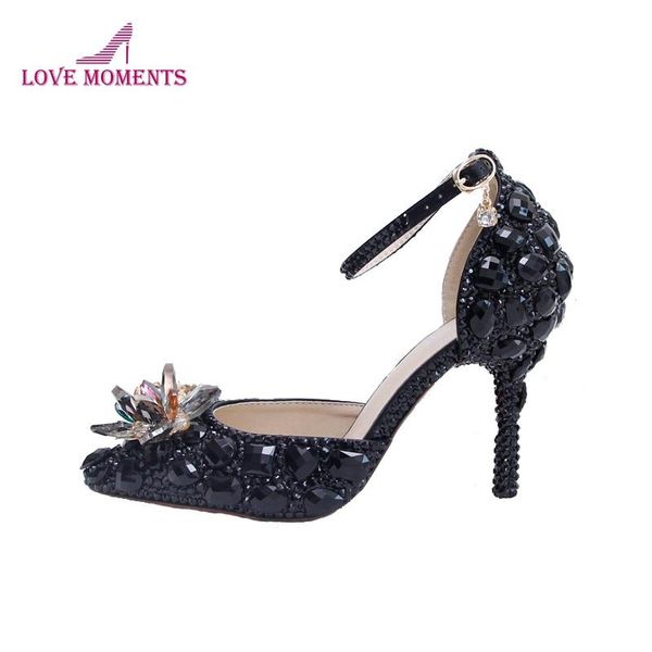 dress shoes black rhinestone wedding bridal pointed toe ankle straps banqauet party prom crystal cinderella pumps
dress shoes black rhinestone wedding bridal pointed toe ankle straps banqauet party prom crystal cinderella pumps