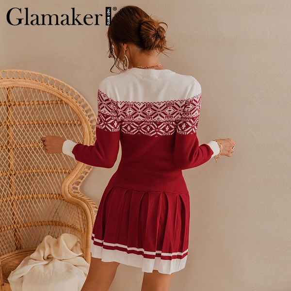 2021glamaker red knitted christmas pleated short dress party bodycon basic elegant dress winter autumn chic slim dress 2021new, Black;gray
2021glamaker red knitted christmas pleated short dress party bodycon basic elegant dress winter autumn chic slim dress 2021new, Black;gray