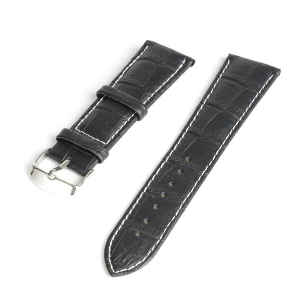 watch bands durable black soft genuine leather dress band strap alloy buckle white stitching grain calf watchband belt 24mm, Black;brown
watch bands durable black soft genuine leather dress band strap alloy buckle white stitching grain calf watchband belt 24mm, Black;brown