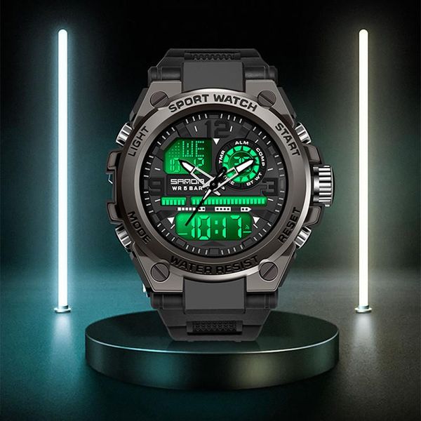 wristwatches dual time zone digital military watch men fashion sport watches waterproof led electronic for relogio masculino, Slivery;brown
wristwatches dual time zone digital military watch men fashion sport watches waterproof led electronic for relogio masculino, Slivery;brown