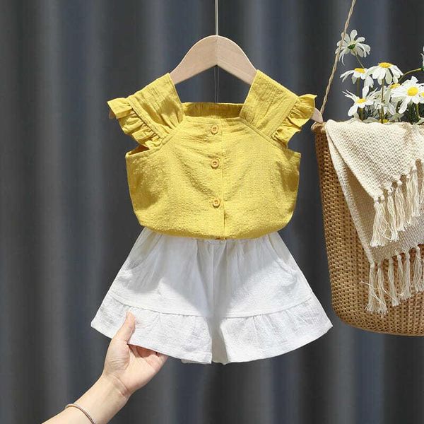 clothing sets toddler girl clothes baby children yellow vest white shorts two piece princess summer 2021 kids set
clothing sets toddler girl clothes baby children yellow vest white shorts two piece princess summer 2021 kids set