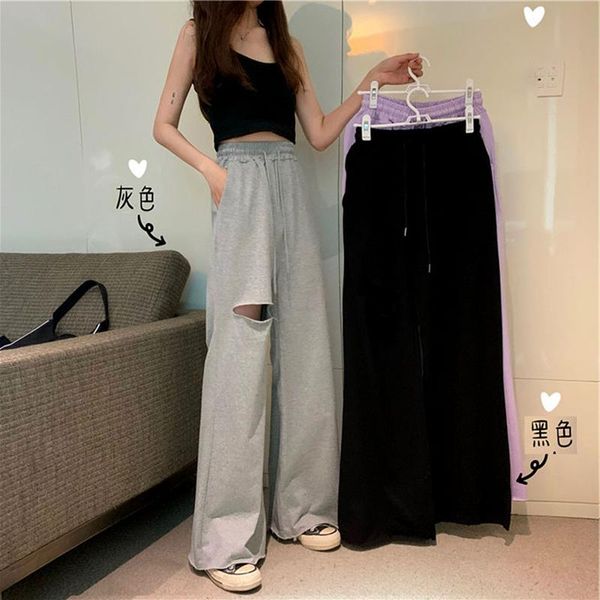 women's pants & capris baggy wide leg women casual streetwear loose outfits hole high waisted hip hop summer jogger pockets sweatpants, Black;white
women's pants & capris baggy wide leg women casual streetwear loose outfits hole high waisted hip hop summer jogger pockets sweatpants, Black;white