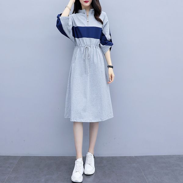 casual dresses early spring korean patchwork zipper sport dress women fashion plus size loose ladies 5xl vestidos q1225 u3w4, Black;gray
casual dresses early spring korean patchwork zipper sport dress women fashion plus size loose ladies 5xl vestidos q1225 u3w4, Black;gray