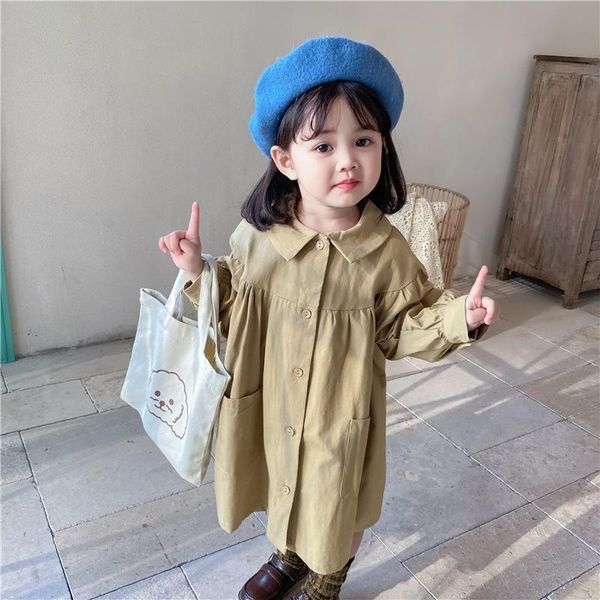 coat girls baby's kids windbreaker jacket outwear 2021 loose spring autumn cotton buttons cardigan school children's clothing, Blue;gray
coat girls baby's kids windbreaker jacket outwear 2021 loose spring autumn cotton buttons cardigan school children's clothing, Blue;gray