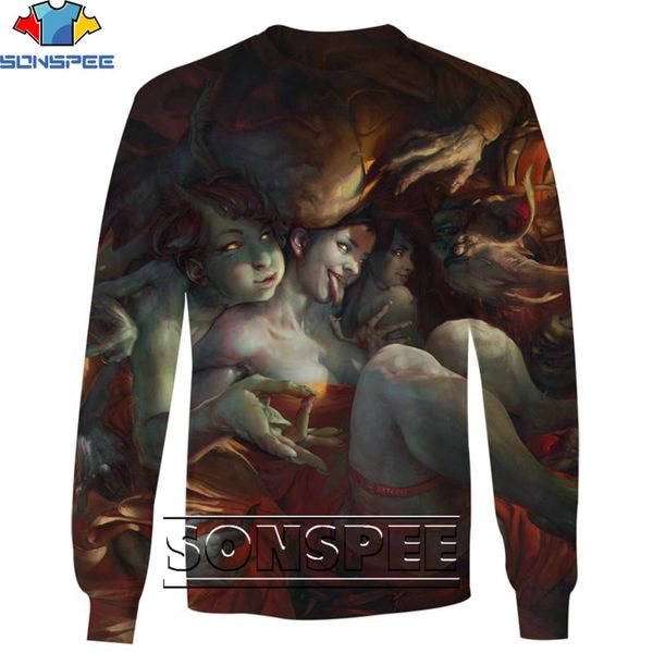 men's hoodies & sweatshirts sonspee zombie sweatshirt 3d printing men women spring autumn strength funny amusing shinjuku man oversize, Black 
men's hoodies & sweatshirts sonspee zombie sweatshirt 3d printing men women spring autumn strength funny amusing shinjuku man oversize, Black