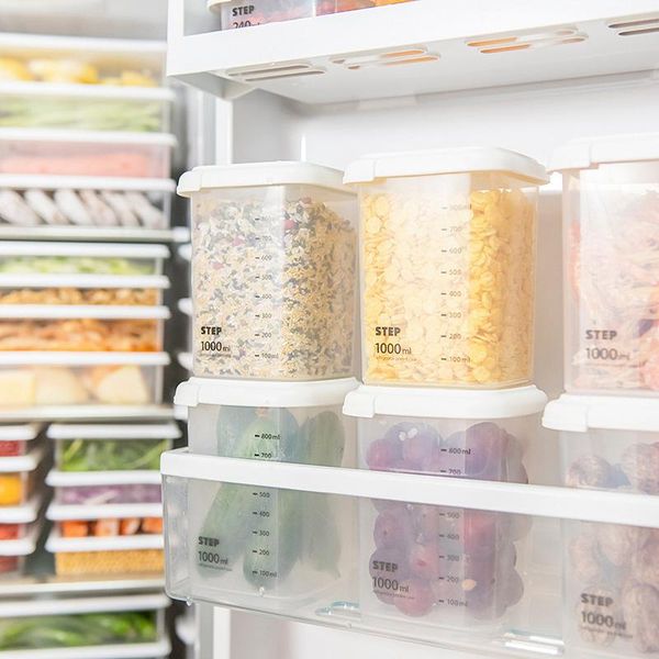 storage bottles & jars kitchen transparent sealed pot grade pp material square noodle milk powder tank with lid
storage bottles & jars kitchen transparent sealed pot grade pp material square noodle milk powder tank with lid