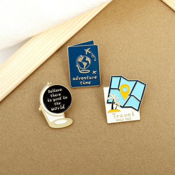 pins, brooches travel enamel lapel pins globe map travelling guideline badges fashion gifts for friends jewelry wholesale, Gray
pins, brooches travel enamel lapel pins globe map travelling guideline badges fashion gifts for friends jewelry wholesale, Gray