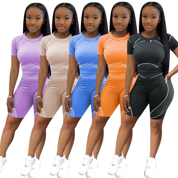 women's tracksuits wholesale items bulk lots summer shorts suits tracksuit women clothes 2021 casual solid short sleeve t-shirt 2 piece, Gray
women's tracksuits wholesale items bulk lots summer shorts suits tracksuit women clothes 2021 casual solid short sleeve t-shirt 2 piece, Gray