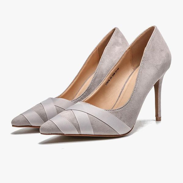 dress shoes 9 cm pumps spring 2021 high-heeled shallow mouth pointed ultra high heel women's fashion show thin, Black
dress shoes 9 cm pumps spring 2021 high-heeled shallow mouth pointed ultra high heel women's fashion show thin, Black