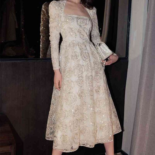 casual dresses women sequin maxi square collar high waist tunic shining embroidery t78d, Black;gray
casual dresses women sequin maxi square collar high waist tunic shining embroidery t78d, Black;gray