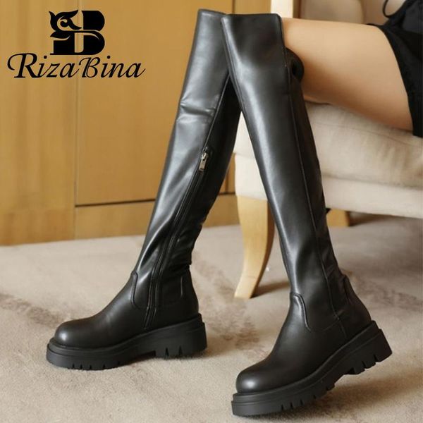 boots rizabina size 33-43 over the knee high shoes women platform fashion winter outdoor cool party club ladies footwear, Black
boots rizabina size 33-43 over the knee high shoes women platform fashion winter outdoor cool party club ladies footwear, Black