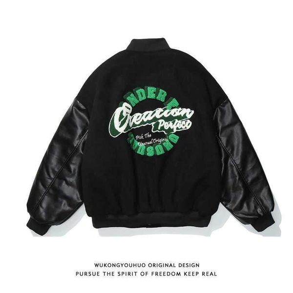 men's hoodies & sweatshirts spring 2021 american vintage jacket printed baseball clothes comfortable female fashion brand loose casual, Black
men's hoodies & sweatshirts spring 2021 american vintage jacket printed baseball clothes comfortable female fashion brand loose casual, Black
