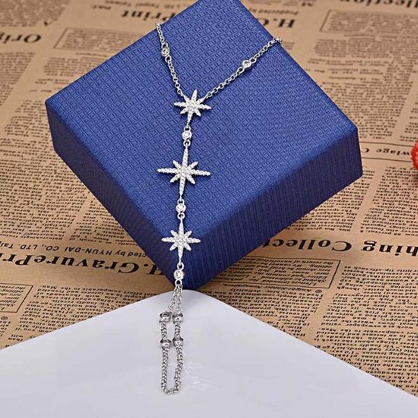 link, chain fashion crystal rhinestone triple star elegent women's bracelet tender ladies shiny hand jewelry, Black
link, chain fashion crystal rhinestone triple star elegent women's bracelet tender ladies shiny hand jewelry, Black