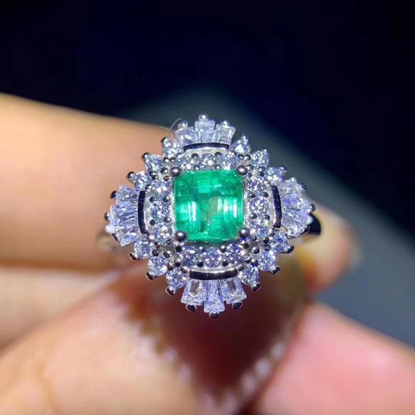 cluster rings 100% real natural 5*5mm emerald engagement ring 925 silver excellent cut sparkling square green gemstone wedding for women, Golden;silver
cluster rings 100% real natural 5*5mm emerald engagement ring 925 silver excellent cut sparkling square green gemstone wedding for women, Golden;silver