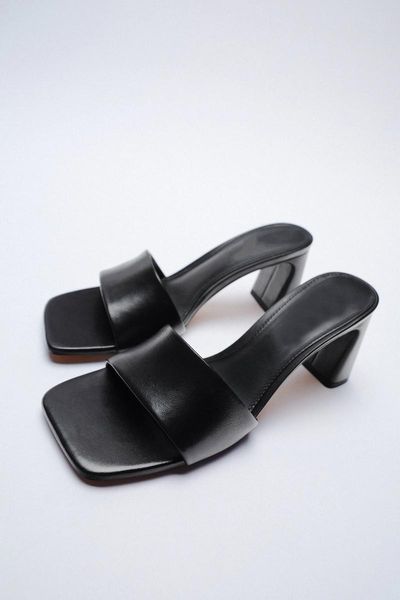 summer sable gray women slippers square toe thick heels fashion sandals outside half slipper shoes, Black
summer sable gray women slippers square toe thick heels fashion sandals outside half slipper shoes, Black