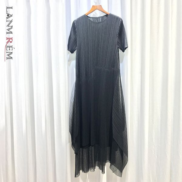 summer black lace pleated short-sleeved mid-length dress for women plus size ladies elegant 2e1197 210507, Black;gray
summer black lace pleated short-sleeved mid-length dress for women plus size ladies elegant 2e1197 210507, Black;gray
