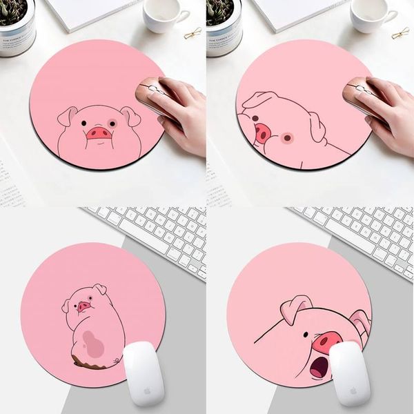 mouse pads & wrist rests cute cartoon pig rubber durable deskmousepad round desk gamer gaming mat for pc lappad
mouse pads & wrist rests cute cartoon pig rubber durable deskmousepad round desk gamer gaming mat for pc lappad