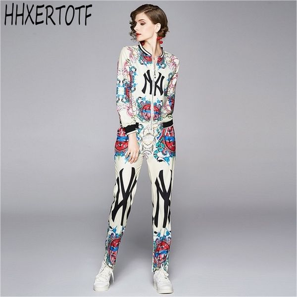 autumn winter fashion runway vintage suit women's 2 piece sets floral print jacket + pocket full trousers pants 210531, White
autumn winter fashion runway vintage suit women's 2 piece sets floral print jacket + pocket full trousers pants 210531, White