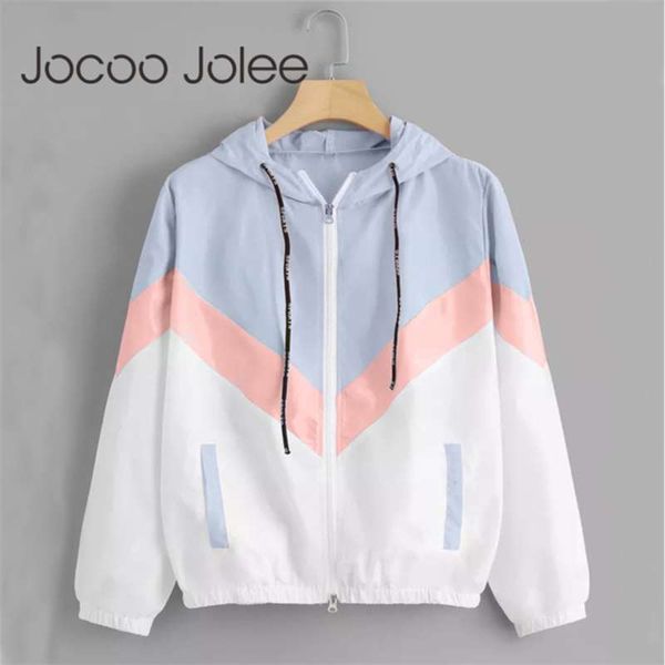 fashion hooded windbreaker jacket patchwork jackets women color block zipper jacket fall autumn casual coats outerwear raincoat 210928, Black;brown
fashion hooded windbreaker jacket patchwork jackets women color block zipper jacket fall autumn casual coats outerwear raincoat 210928, Black;brown