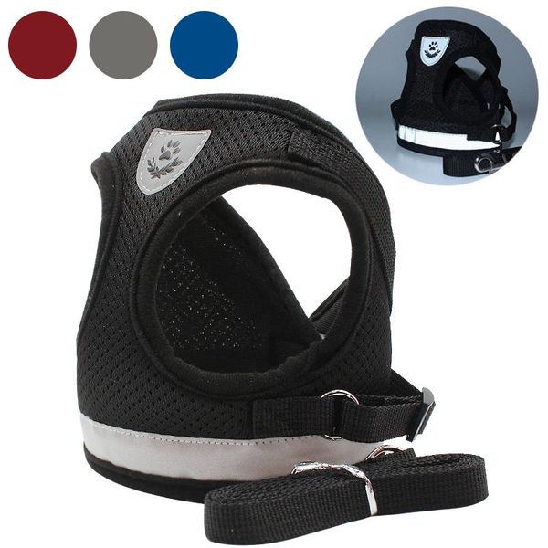 dog collars & leashes pet reflective harness leash escape proof clothes kitten puppy dogs vest adjustable easy control cat
dog collars & leashes pet reflective harness leash escape proof clothes kitten puppy dogs vest adjustable easy control cat